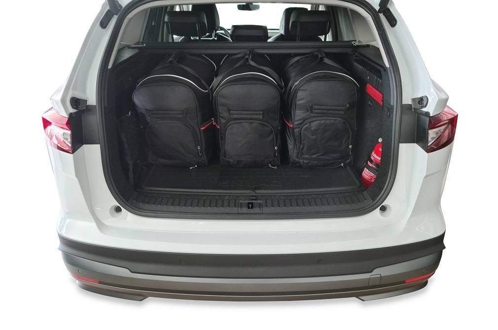 Torby KJUST AERO do Skoda Enyaq iV Electric I — torby wyjmowane z bagażnika krok po kroku