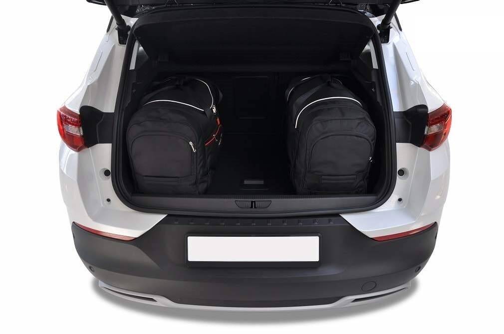 Torby KJUST SPORT do Opel Grandland X Plug-In Hybrid A (A18) — torby wyjmowane z bagażnika krok po kroku