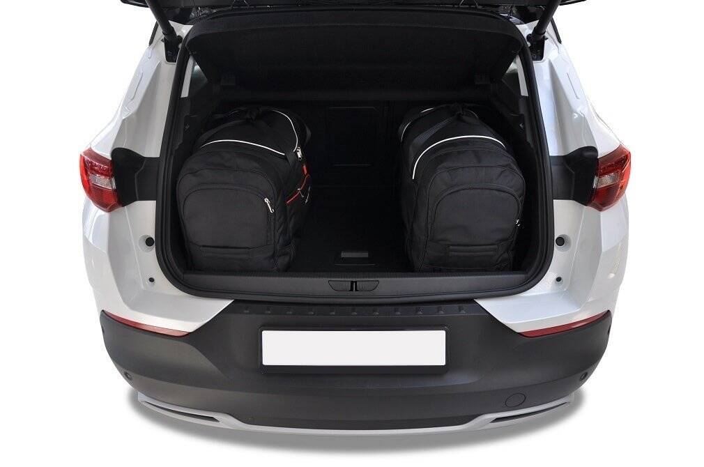 Torby KJUST AERO do Opel Grandland X Plug-In Hybrid A (A18) — torby wyjmowane z bagażnika krok po kroku