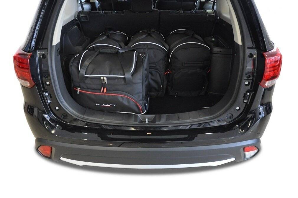 Torby KJUST SPORT do Mitsubishi Outlander III — torby wyjmowane z bagażnika krok po kroku