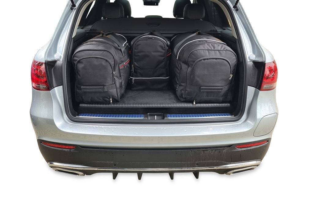 Torby KJUST SPORT do Mercedes-Benz GLC SUV Plug-In Hybrid X253 — torby wyjmowane z bagażnika krok po kroku