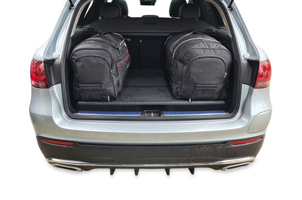 Torby KJUST SPORT do Mercedes-Benz GLC SUV Plug-In Hybrid X253 — torby wyjmowane z bagażnika krok po kroku