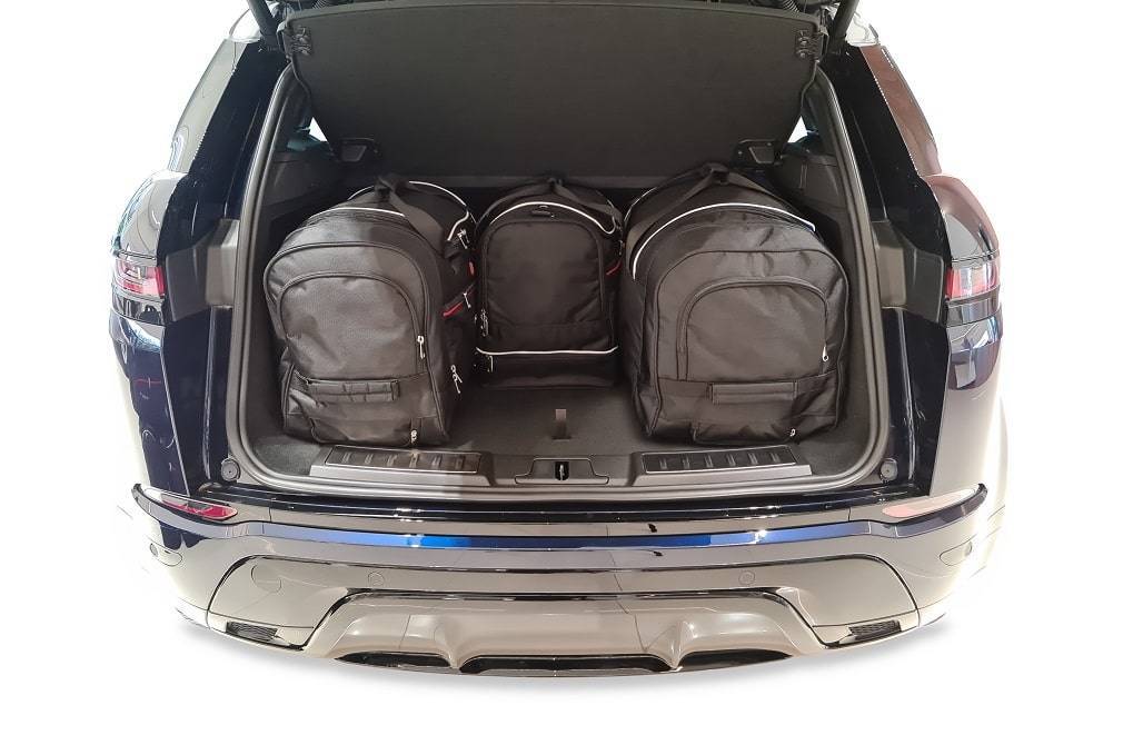 Torby KJUST SPORT do Land Rover Range Rover Evoque Plug-In Hybrid II (L551) — torby wyjmowane z bagażnika krok po kroku