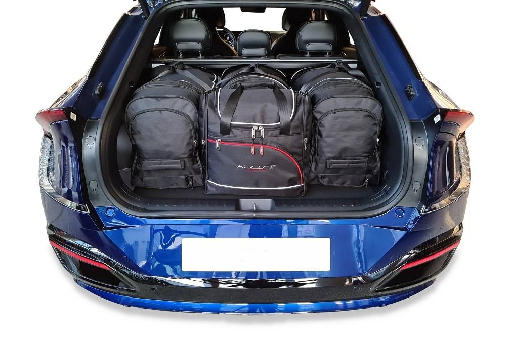Torby KJUST AERO do Kia EV6 Electric I — zestaw ułożony w bagażniku