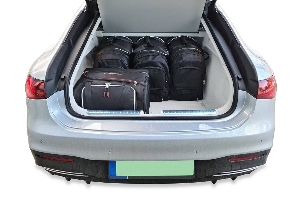 Torby KJUST SPORT do Mercedes-Benz EQS Electric V297 — torby wyjmowane z bagażnika krok po kroku