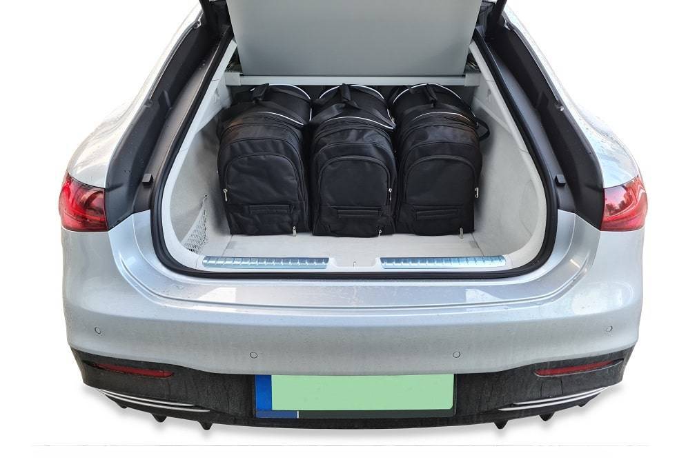 Torby KJUST SPORT do Mercedes-Benz EQS Electric V297 — torby wyjmowane z bagażnika krok po kroku