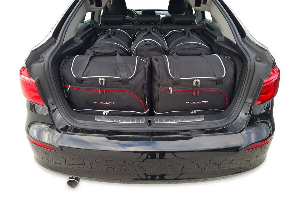 Torby KJUST SPORT do BMW 3 Gran Turismo F34 — zestaw ułożony w bagażniku