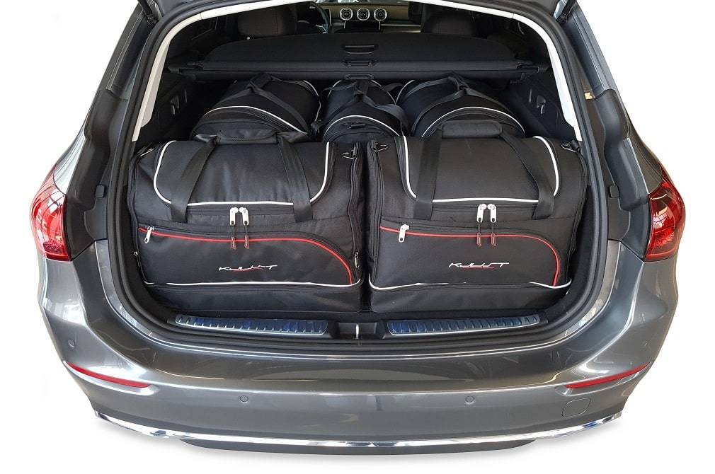 Torby KJUST AERO do Mercedes-Benz C Estate / All-Terrain S206 — zestaw ułożony w bagażniku