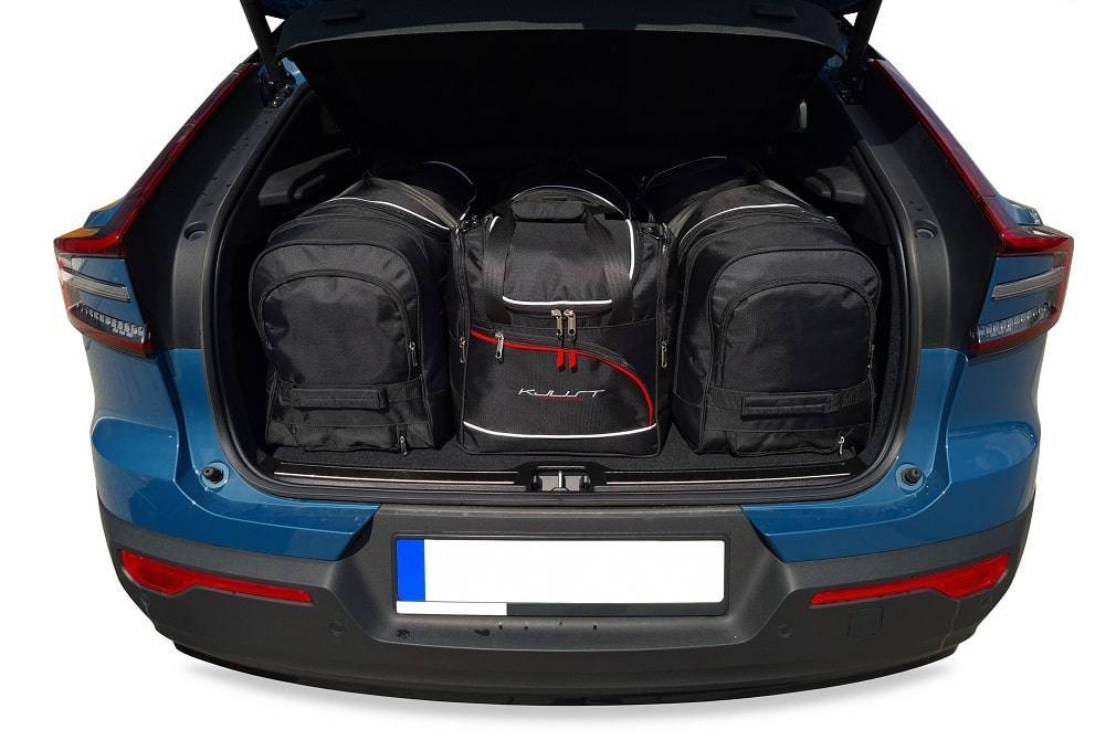 Torby KJUST AERO do Volvo C40 Recharge EV I (539) — zestaw ułożony w bagażniku