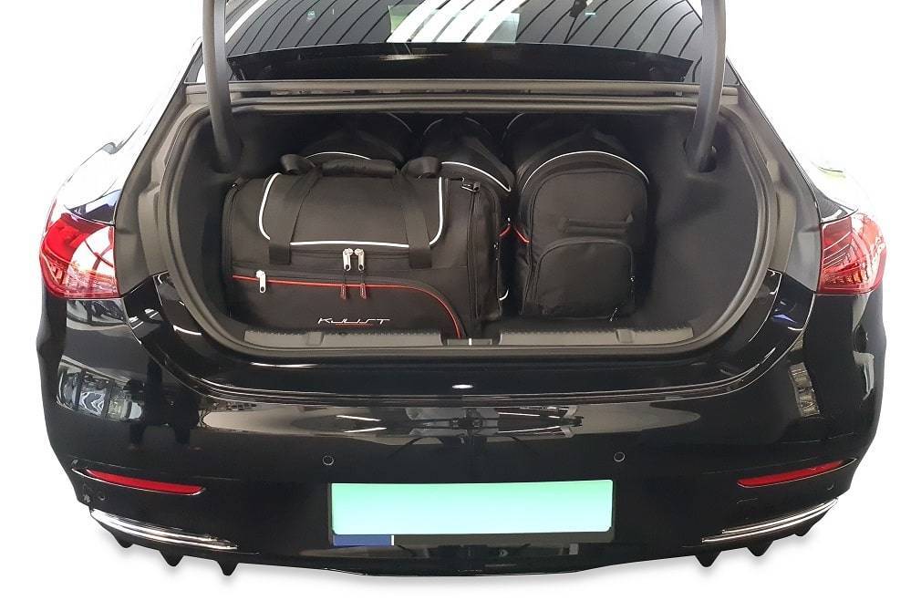 Torby KJUST AERO do Mercedes-Benz EQE Electric V295 — torby wyjmowane z bagażnika krok po kroku