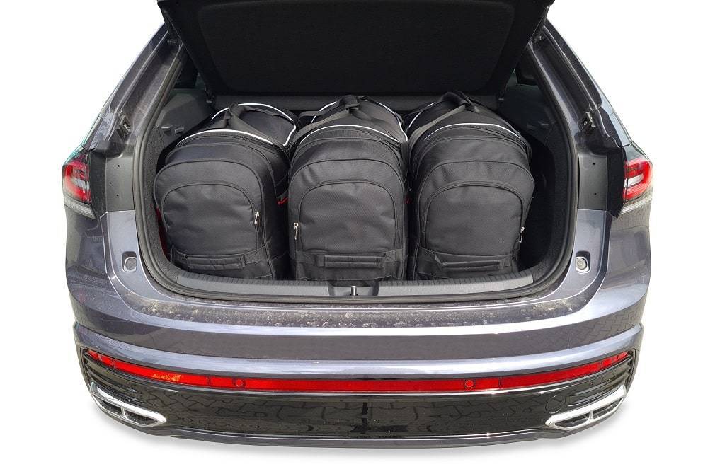 Torby KJUST TROLLEY do Volkswagen Taigo I — zestaw ułożony w bagażniku