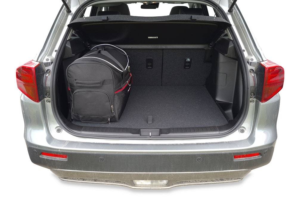 Torby KJUST TROLLEY do Suzuki Vitara Strong Hybrid III — torby wyjmowane z bagażnika krok po kroku