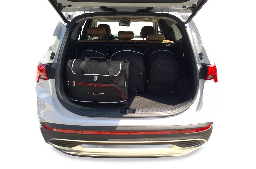 Torby KJUST AERO do Hyundai Santa Fe 5-osobowy IV (TM) — torby wyjmowane z bagażnika krok po kroku