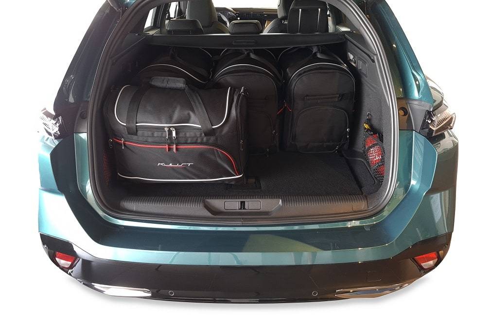 Torby KJUST AERO do Peugeot 308 SW III (P5) — torby wyjmowane z bagażnika krok po kroku
