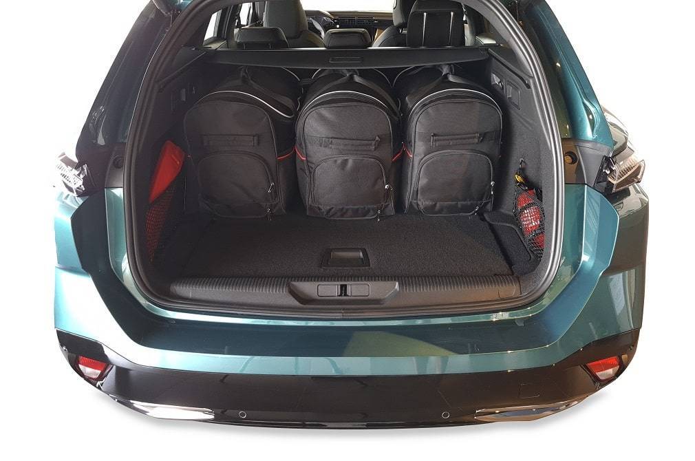 Torby KJUST AERO do Peugeot 308 SW Plug-In Hybrid III (P5) — torby wyjmowane z bagażnika krok po kroku