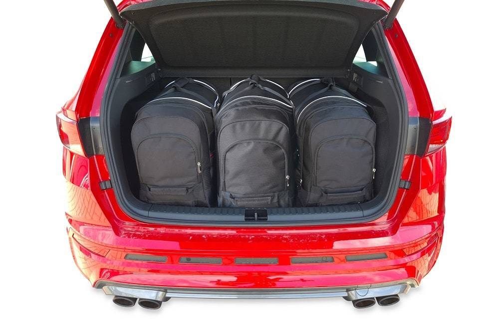 Torby KJUST TROLLEY do Cupra Ateca I — zestaw ułożony w bagażniku