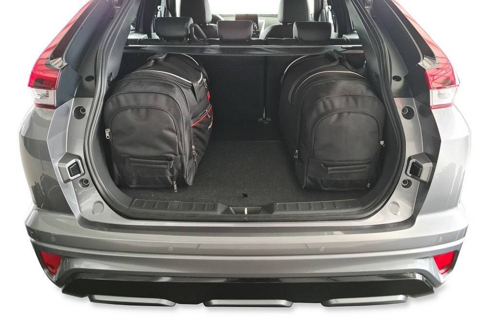 Torby KJUST SPORT do Mitsubishi Eclipse Cross Plug-In Hybrid I — torby wyjmowane z bagażnika krok po kroku