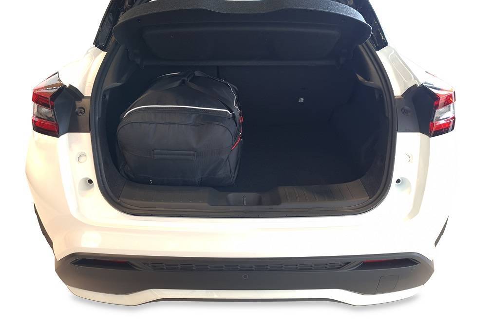 Torby KJUST TROLLEY do Nissan Juke Hybrid II (F16) — torby wyjmowane z bagażnika krok po kroku