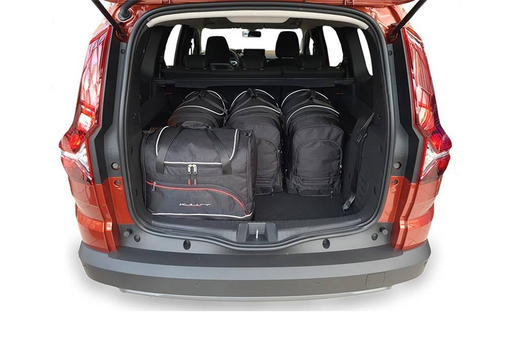 Torby KJUST SPORT do Dacia Jogger III — torby wyjmowane z bagażnika krok po kroku