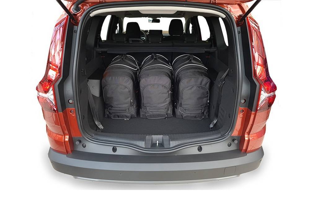 Torby KJUST SPORT do Dacia Jogger III — torby wyjmowane z bagażnika krok po kroku