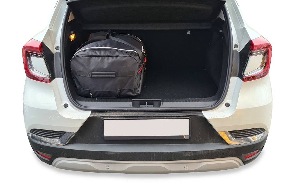 Torby KJUST TROLLEY do Renault Captur Hybrid II — torby wyjmowane z bagażnika krok po kroku