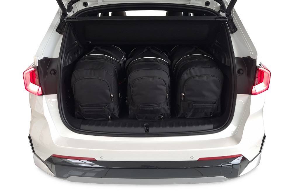 Torby KJUST TROLLEY do BMW iX1 U11 BEV — zestaw ułożony w bagażniku
