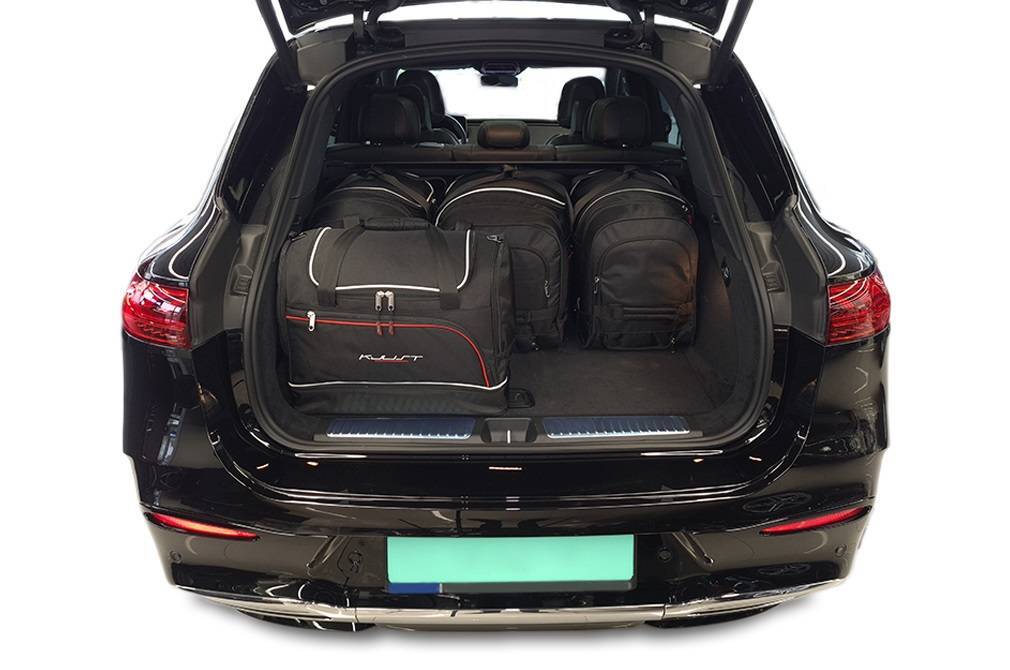 Torby KJUST SPORT do Mercedes-Benz EQS SUV Electric X296 — torby wyjmowane z bagażnika krok po kroku