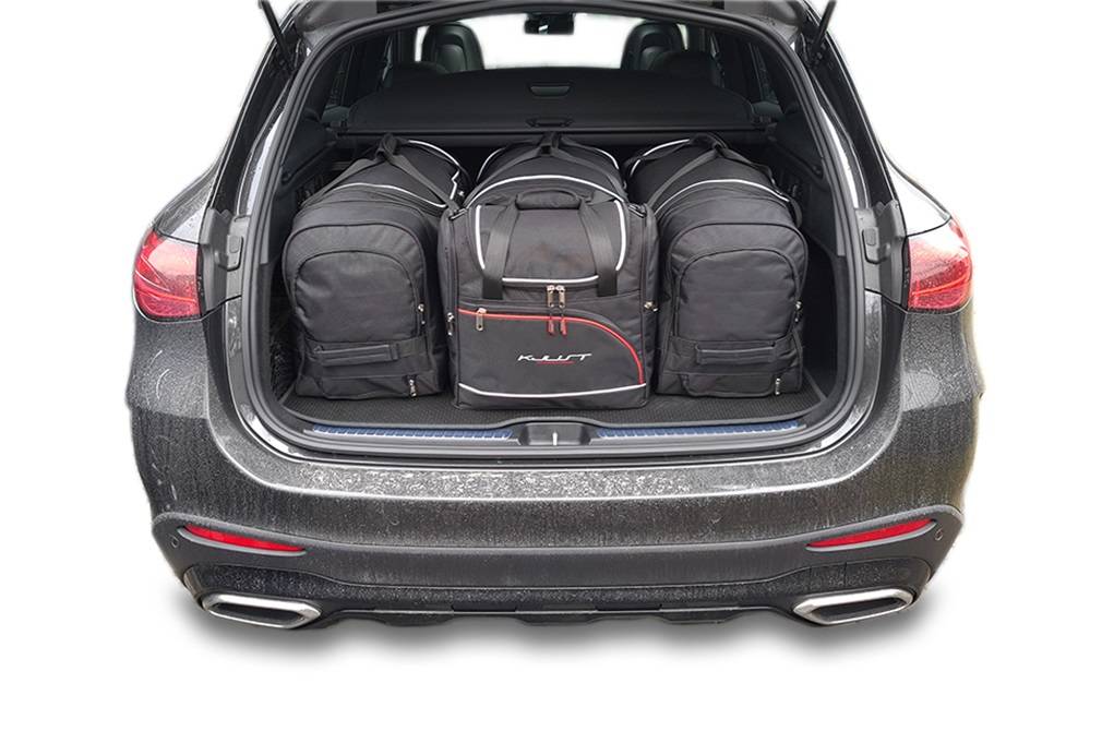 Torby KJUST AERO do Mercedes-Benz GLC SUV X254 — zestaw ułożony w bagażniku