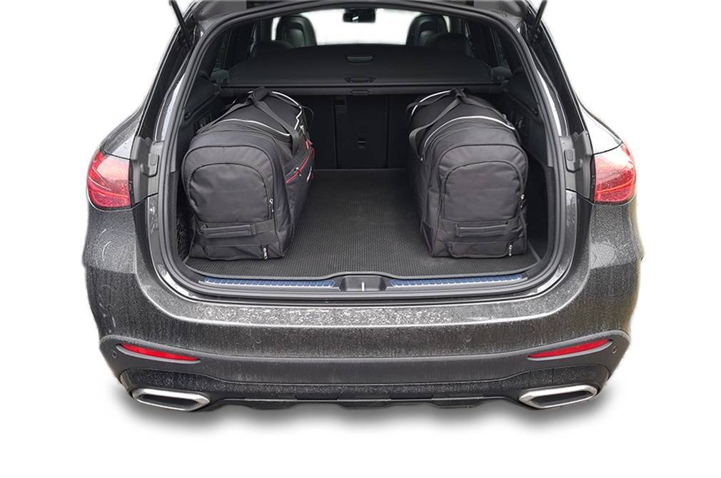 Torby KJUST AERO do Mercedes-Benz GLC SUV Mild Hybrid X254 — torby wyjmowane z bagażnika krok po kroku