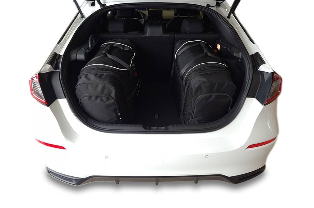 Torby KJUST AERO do Honda Civic Hatchback Hybrid XI — torby wyjmowane z bagażnika krok po kroku