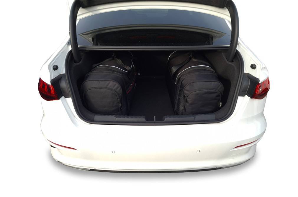 Torby KJUST TROLLEY do Audi A3 Limousine 8Y — torby wyjmowane z bagażnika krok po kroku