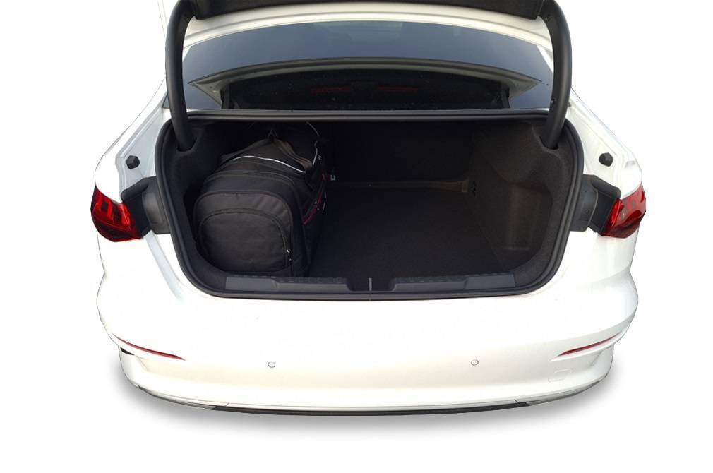 Torby KJUST TROLLEY do Audi A3 Limousine 8Y — torby wyjmowane z bagażnika krok po kroku