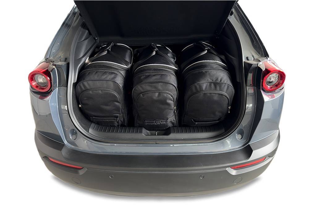 Torby KJUST TROLLEY do Mazda MX-30 Electric I (DR) — zestaw ułożony w bagażniku