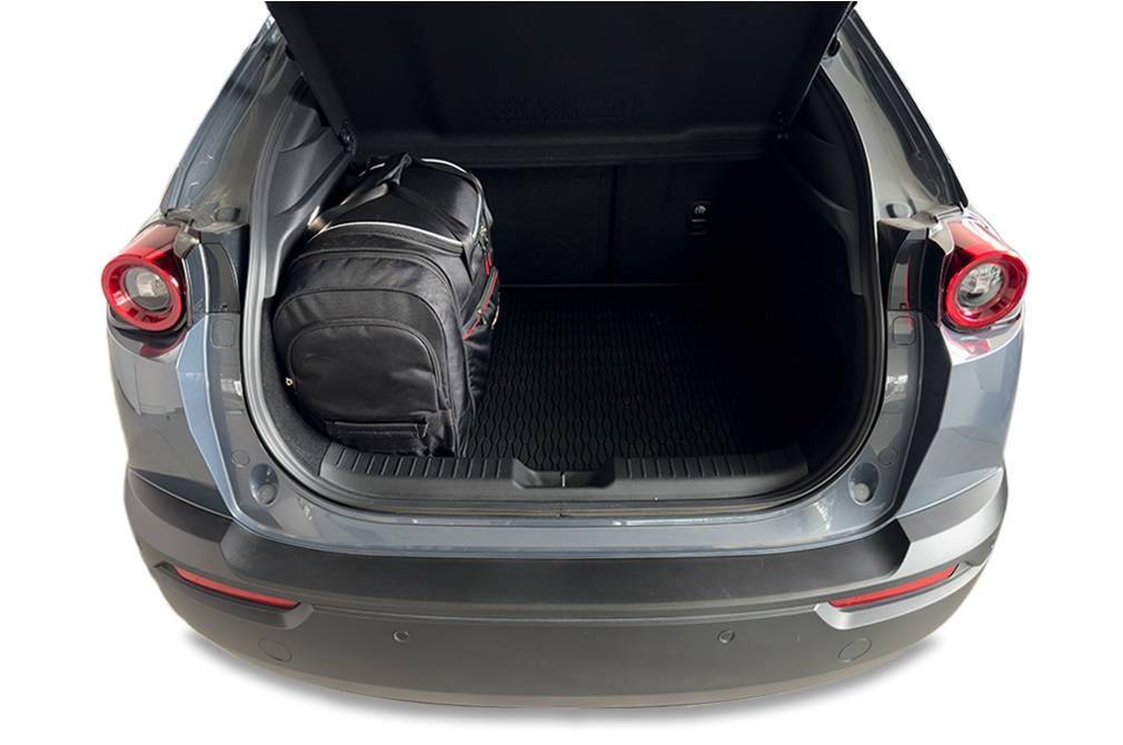 Torby KJUST TROLLEY do Mazda MX-30 Electric I (DR) — torby wyjmowane z bagażnika krok po kroku