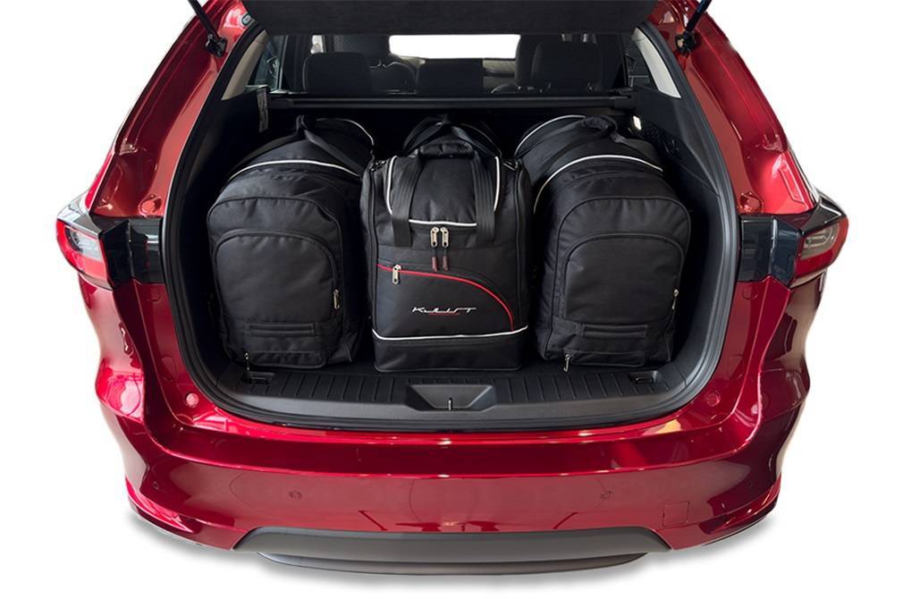 Torby KJUST SPORT do Mazda CX-60 Hybrid I (KH) — zestaw ułożony w bagażniku