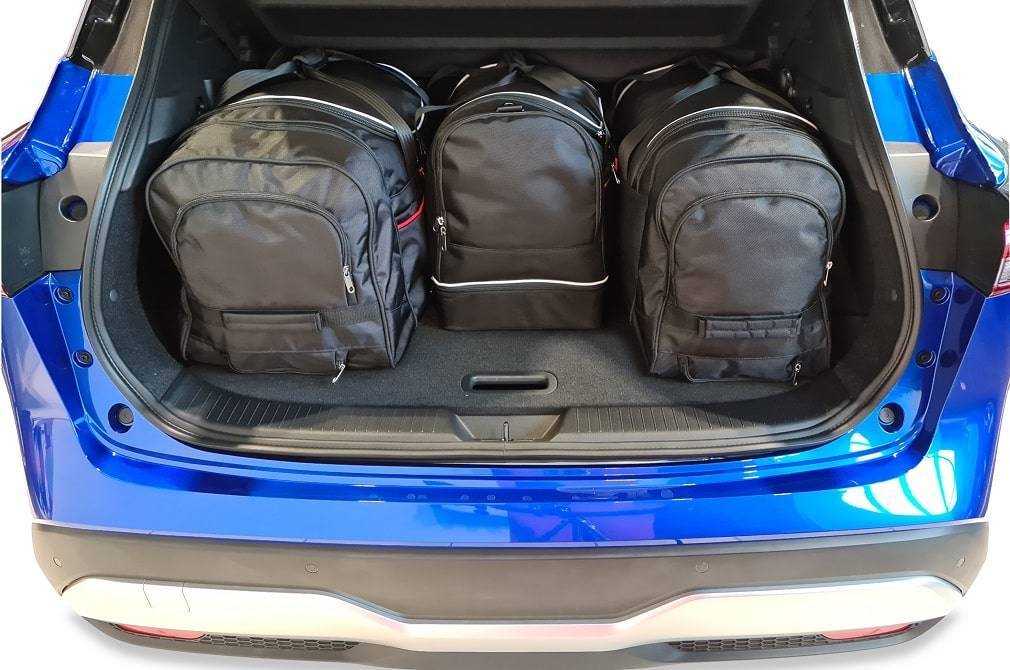 Torby KJUST AERO do Nissan Qashqai Mild Hybrid III — torby wyjmowane z bagażnika krok po kroku