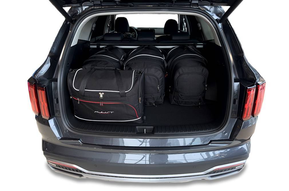 Torby KJUST AERO do Kia Sorento Hybrid IV — torby wyjmowane z bagażnika krok po kroku