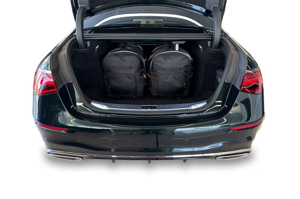 Torby KJUST SPORT do Mercedes-Benz S Limousine Mild Hybrid W223 — torby wyjmowane z bagażnika krok po kroku