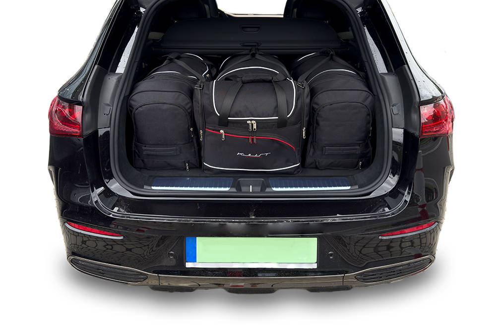 Torby KJUST AERO do Mercedes-Benz EQE SUV Electric X294 — zestaw ułożony w bagażniku