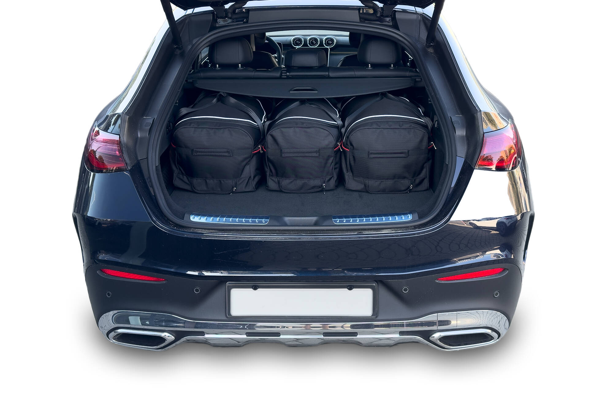 Torby KJUST SPORT do Mercedes-Benz GLC Coupe C254 — torby wyjmowane z bagażnika krok po kroku