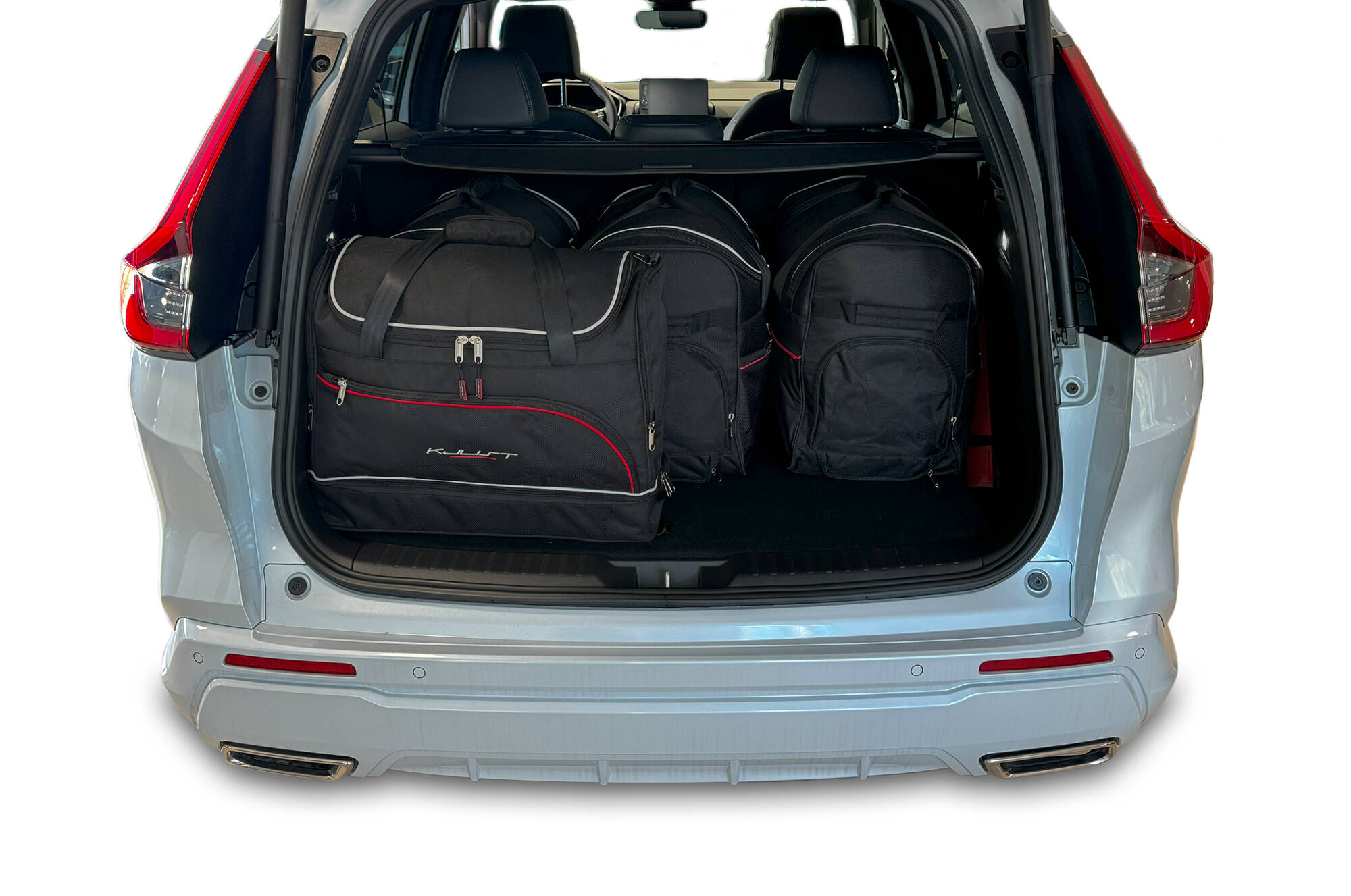 Torby KJUST SPORT do Honda CR-V Plug-In Hybrid VI — torby wyjmowane z bagażnika krok po kroku