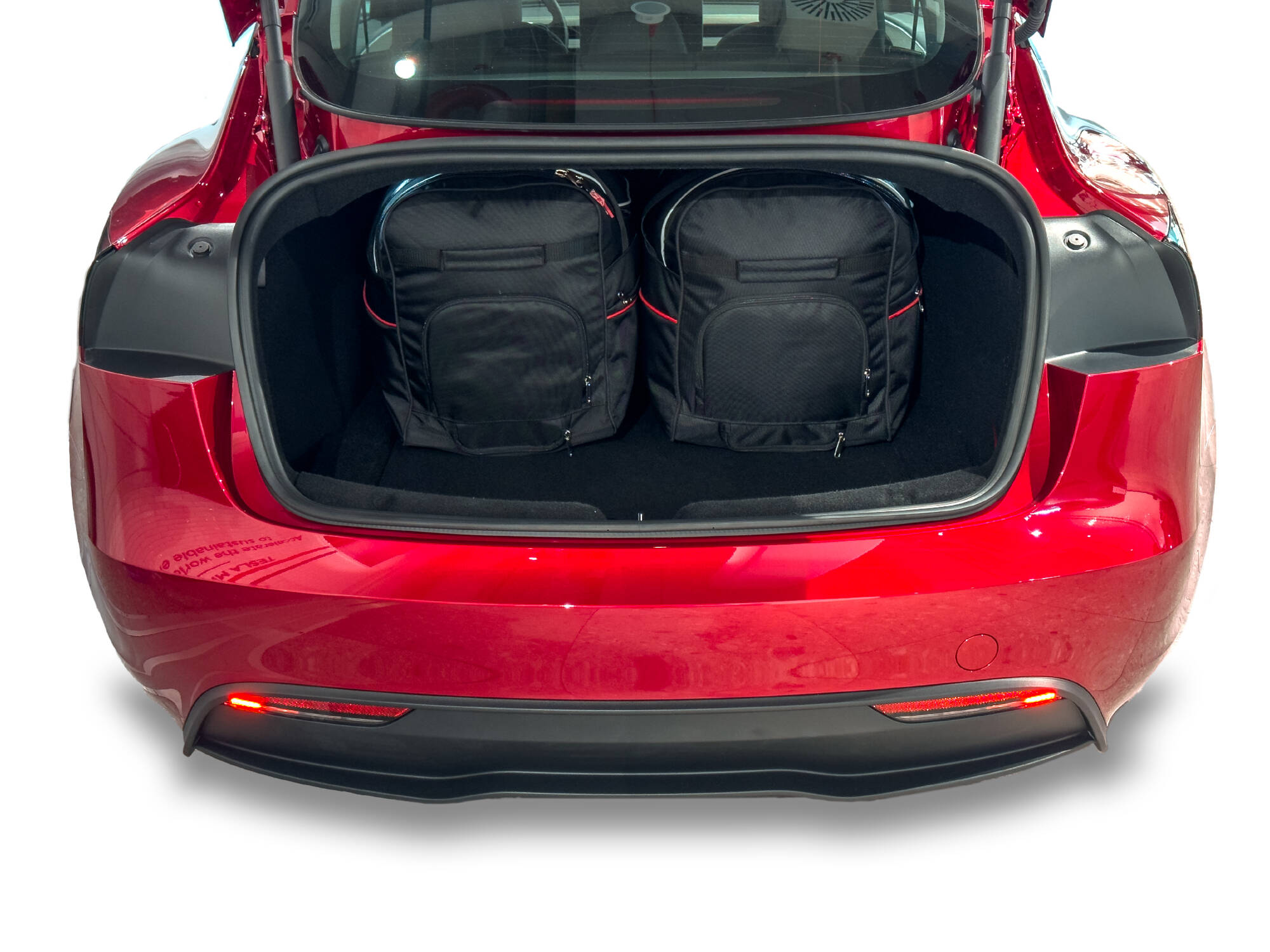 Torby KJUST AERO do Tesla Model 3 I (5YJ3) — torby wyjmowane z bagażnika krok po kroku