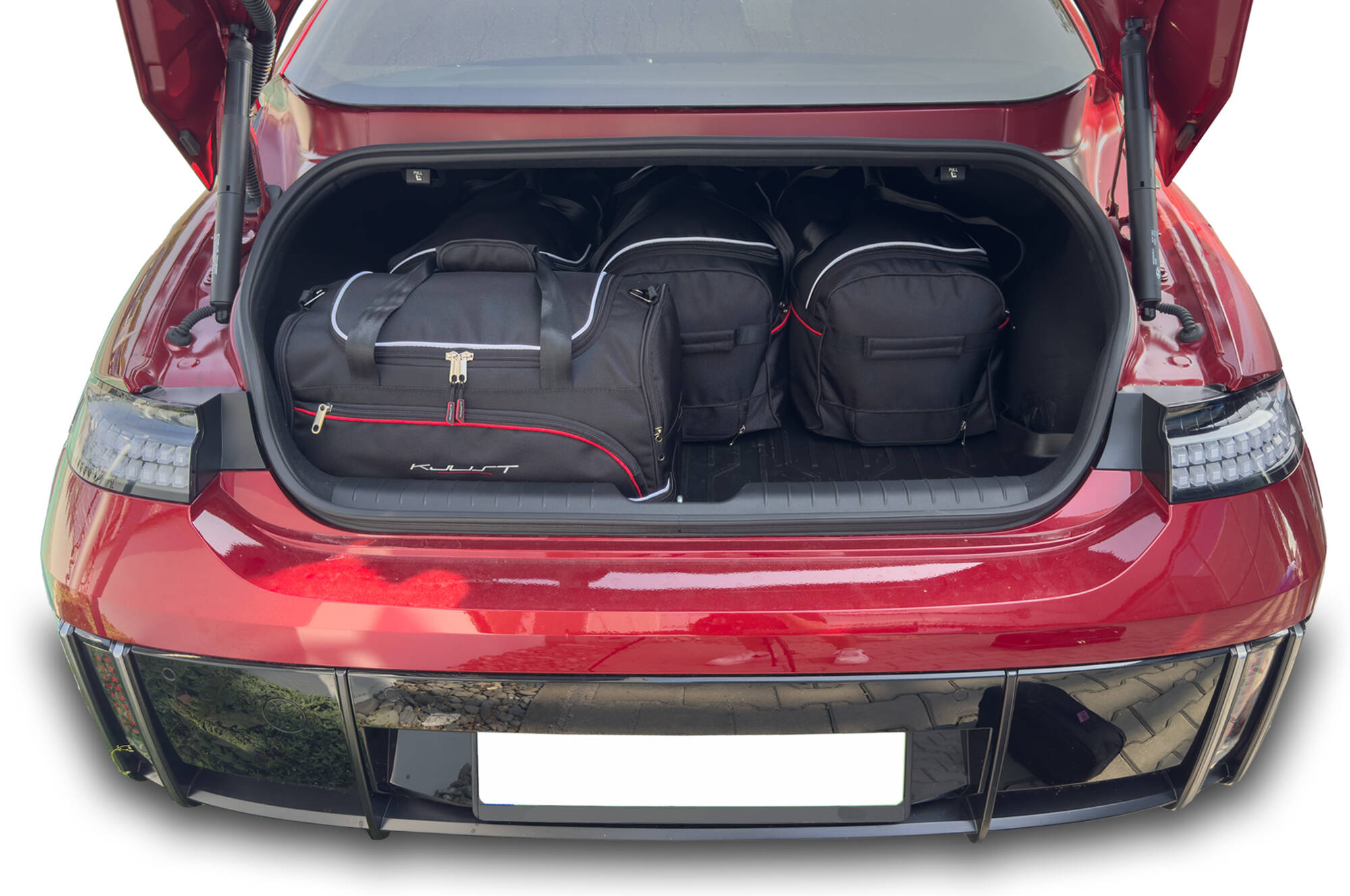 Torby KJUST SPORT do Hyundai IONIQ 6 Electric I — torby wyjmowane z bagażnika krok po kroku