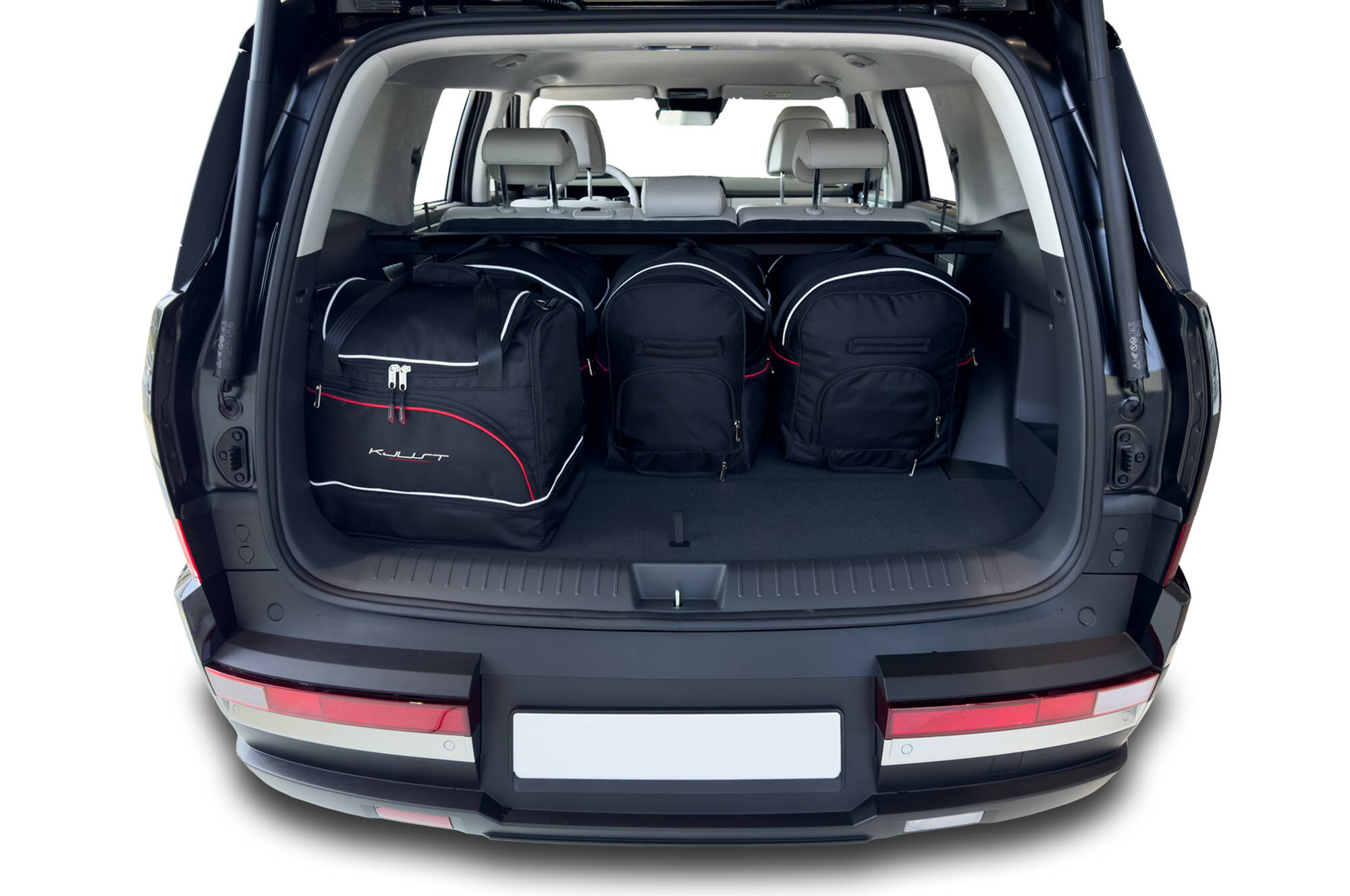 Torby KJUST SPORT do Hyundai Santa Fe 5-osobowy V — torby wyjmowane z bagażnika krok po kroku