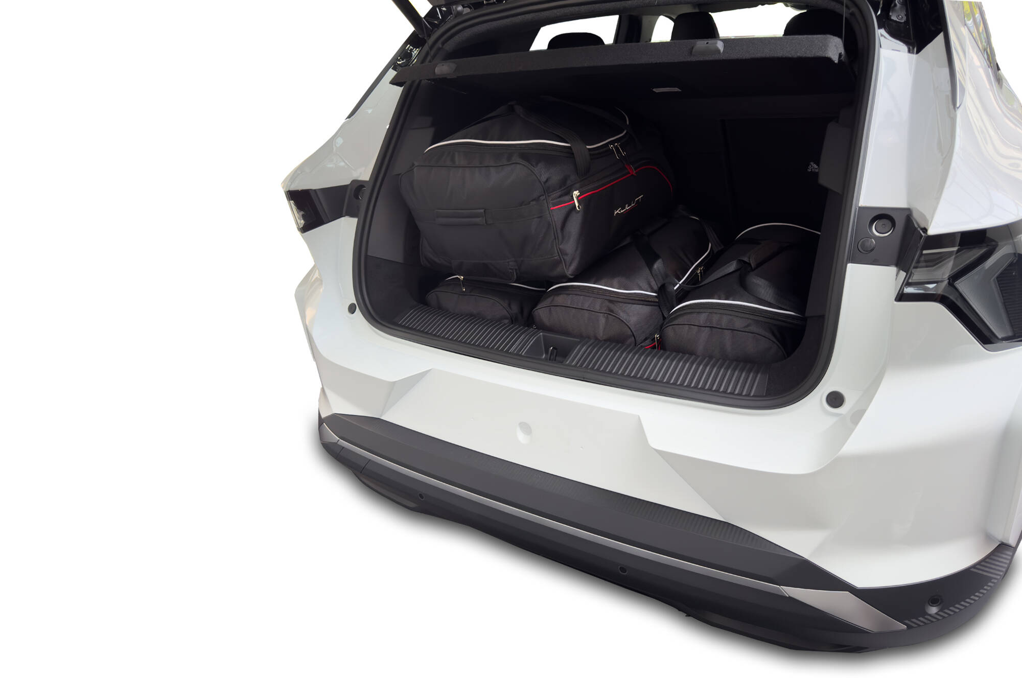 Torby KJUST TROLLEY do Renault Scenic E-Tech Electric V — torby wyjmowane z bagażnika krok po kroku