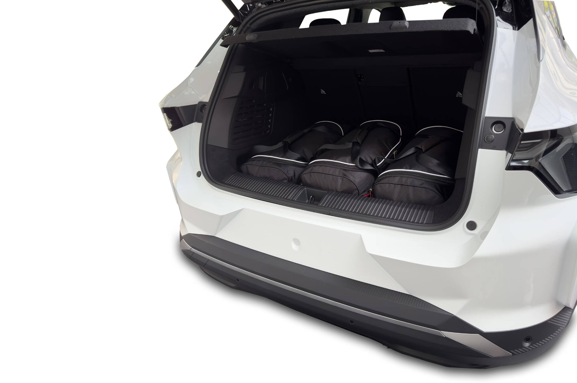 Torby KJUST TROLLEY do Renault Scenic E-Tech Electric V — torby wyjmowane z bagażnika krok po kroku
