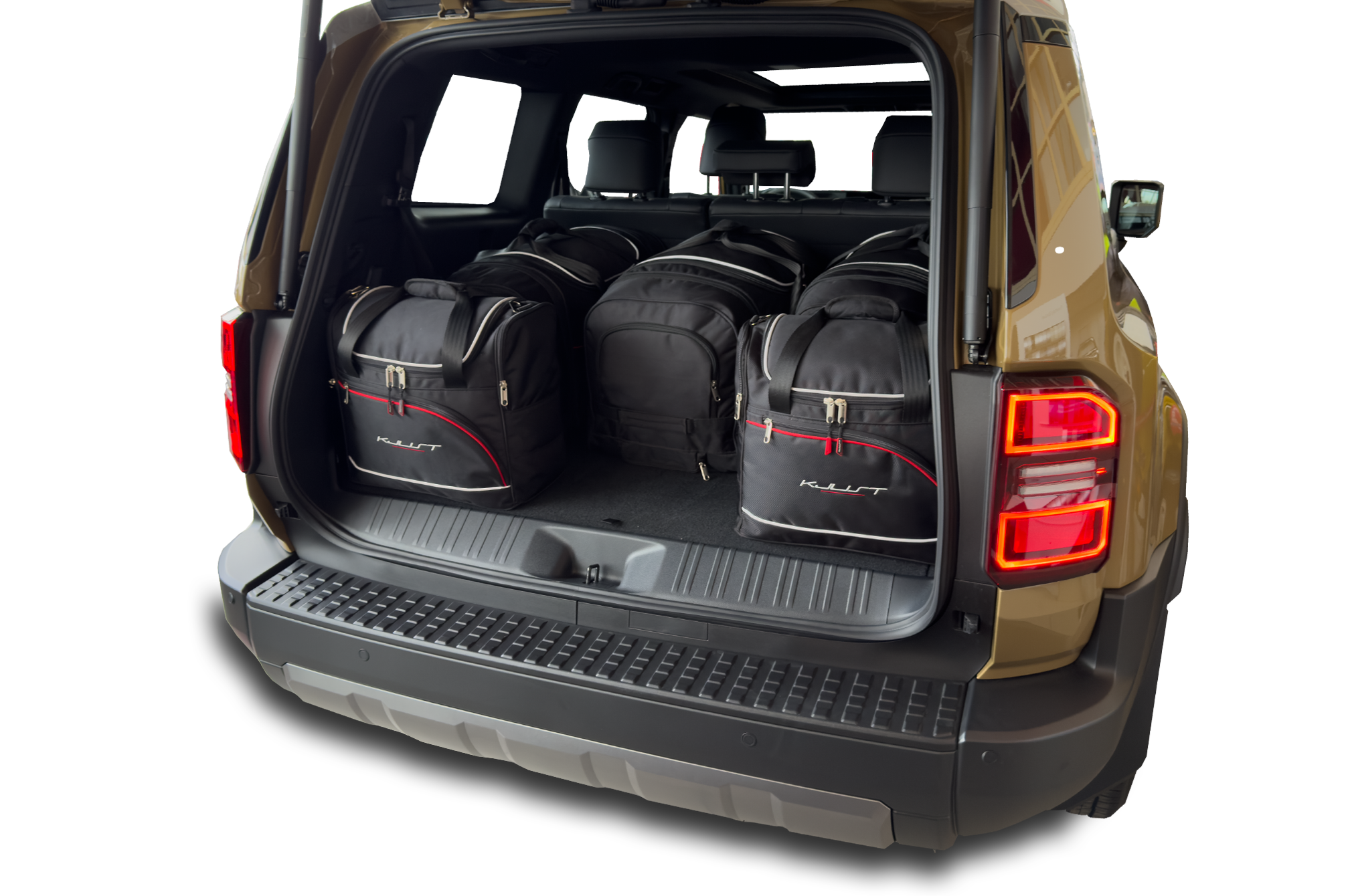 Torby KJUST AERO do Toyota Land Cruiser J250 — torby wyjmowane z bagażnika krok po kroku