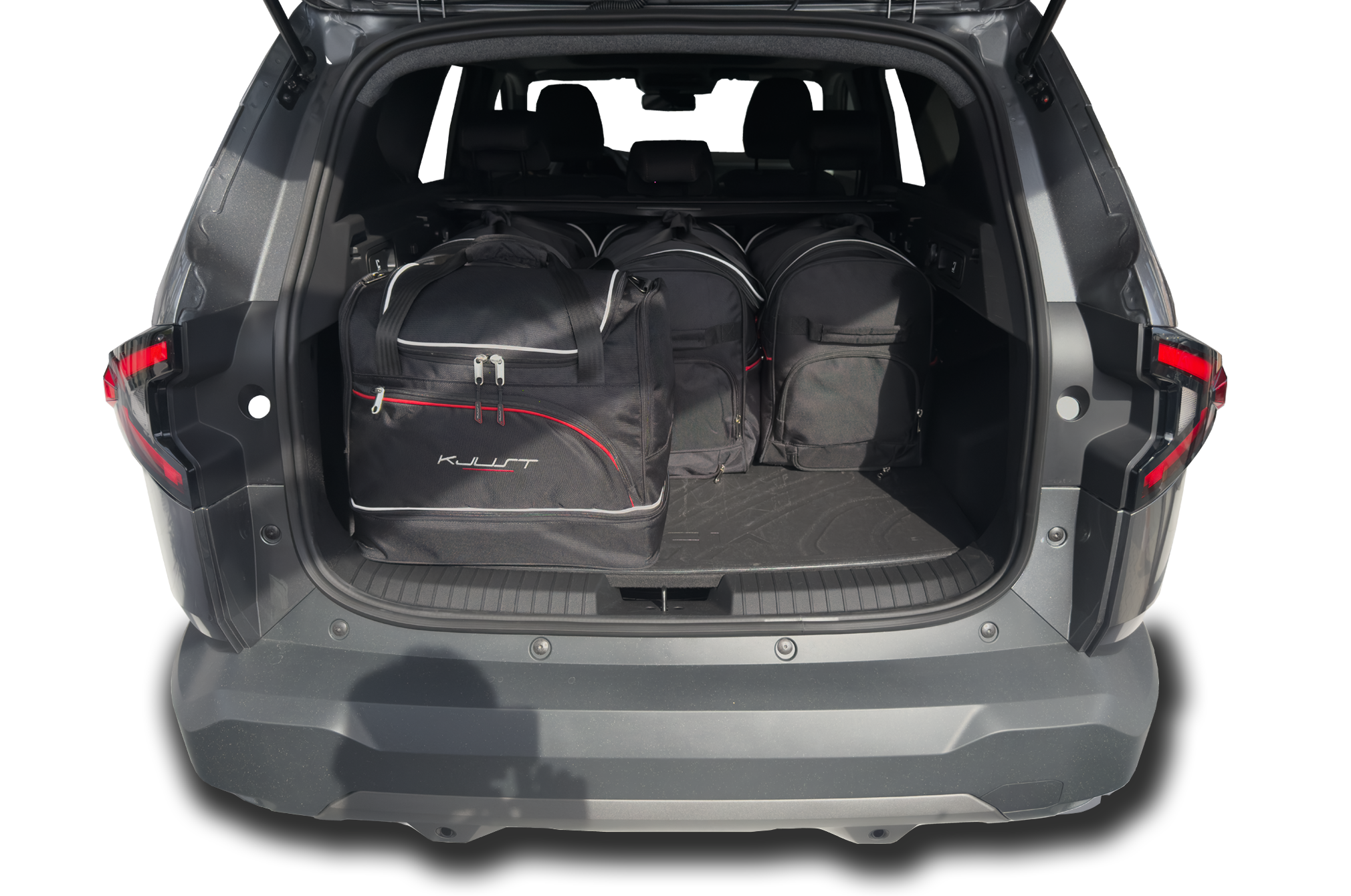 Torby KJUST SPORT do Dacia Bigster Hybrid I — torby wyjmowane z bagażnika krok po kroku