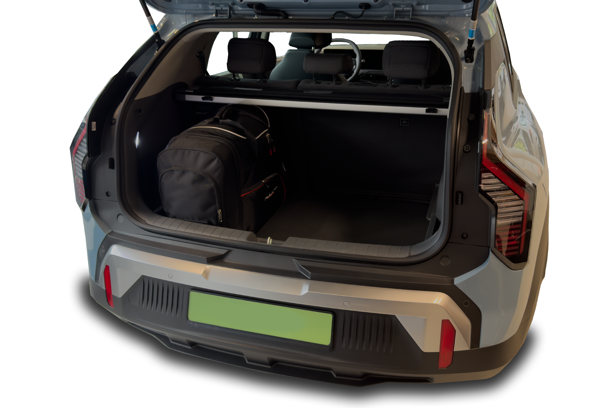 Torby KJUST TROLLEY do Kia EV3 Electric I — torby wyjmowane z bagażnika krok po kroku