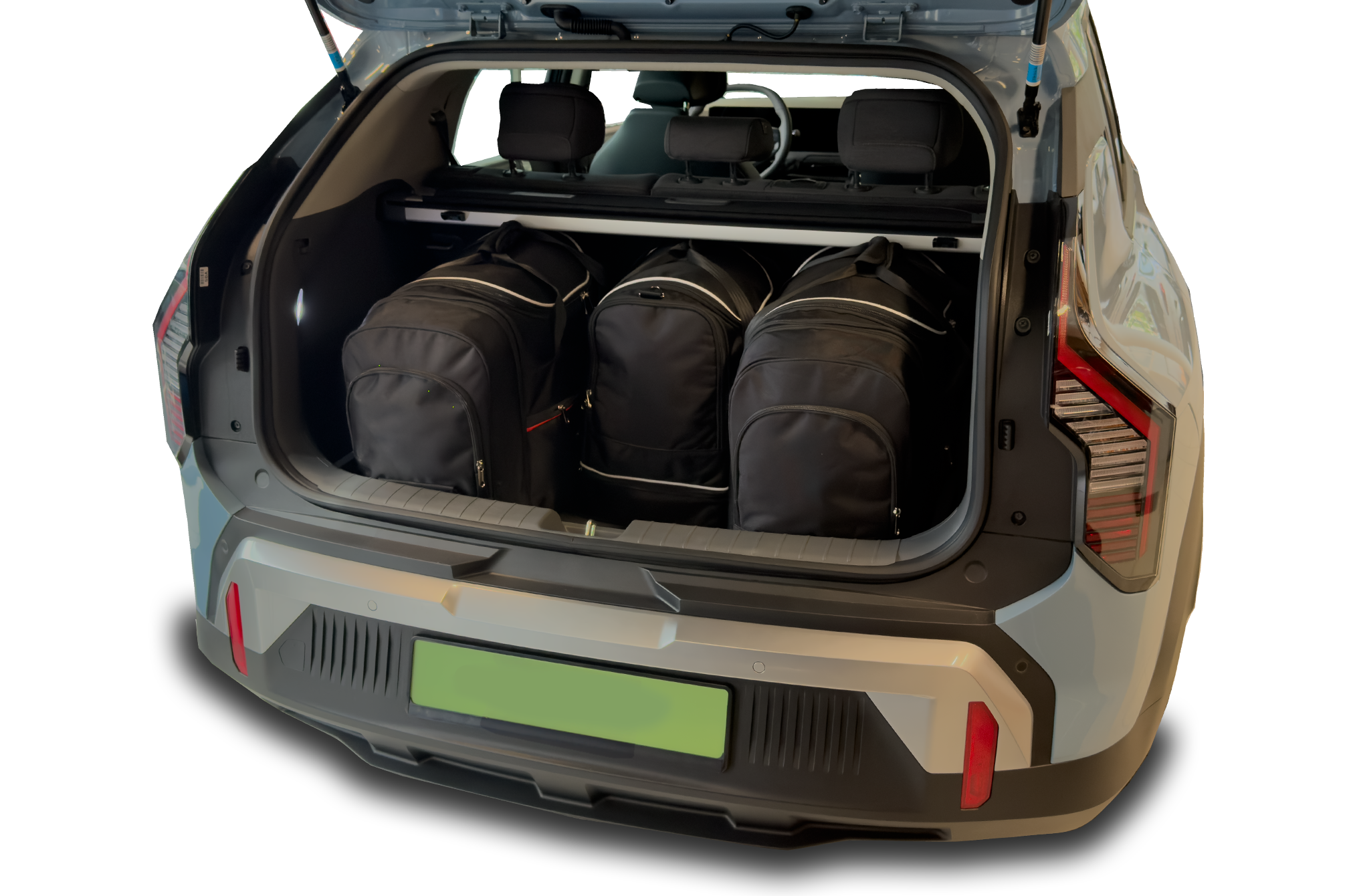 Torby KJUST SPORT do Kia EV3 Electric I — torby wyjmowane z bagażnika krok po kroku